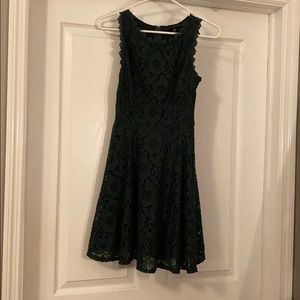 Green city studio dress